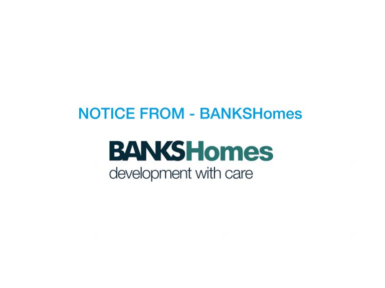 Notices From BANKSHomes